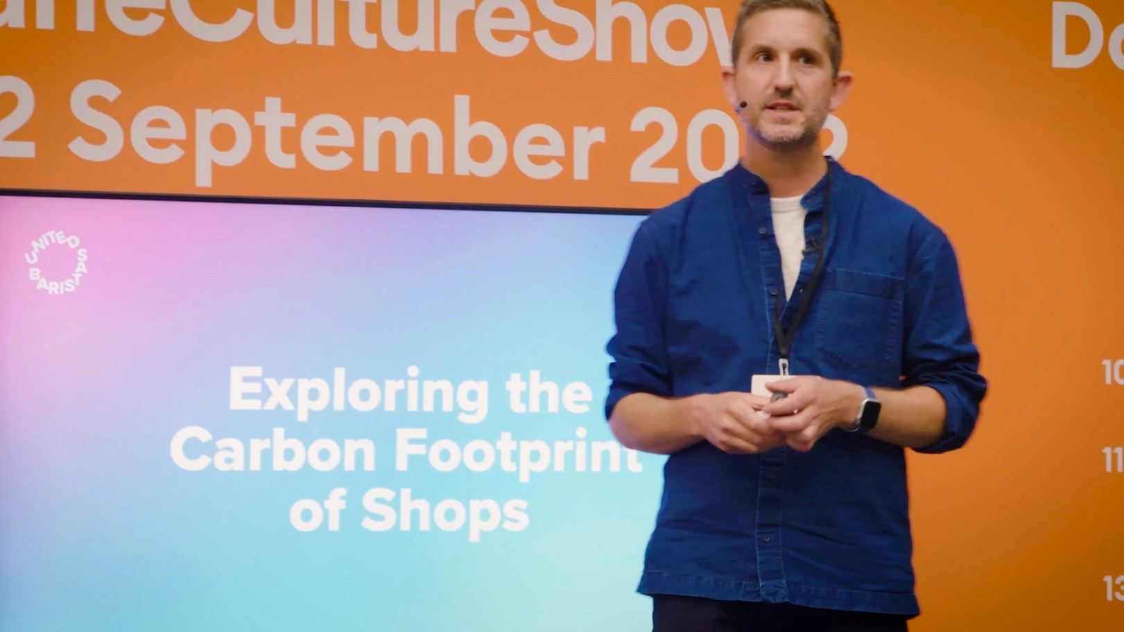 Tim at Caffe Culture 2022